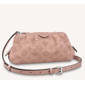 Louis Vuitton LV Women Scala Mini Pouch Magnolia Pink Mahina Perforated Calf Leather | AlmaBagz