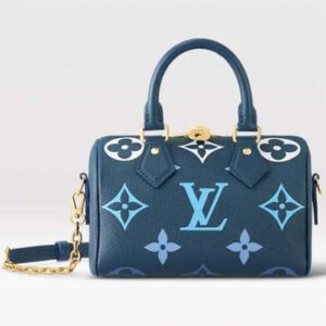 Louis Vuitton LV Women Seedy Bandoulière 20 Dégradé Blue Embossed Supple Cowhide Leather | AlmaBagz