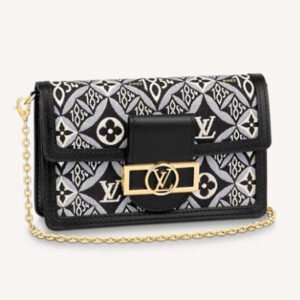 Louis Vuitton LV Women Since 1854 Dauphine Chain Wallet Monogram Flowers Cowhide-Leather | AlmaBagz