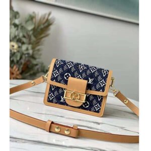 Louis Vuitton LV Women Since 1854 Dauphine MM Handbag Monogram Flowers Canvas | AlmaBagz
