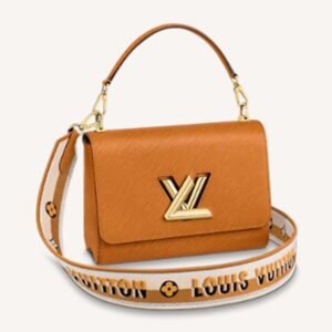 Louis Vuitton LV Women Twist MM Handback Honey Gold Epi Grained Cowhide | AlmaBagz