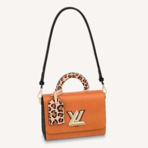 Louis Vuitton LV Women Twist MM Handbag Gold Cipango Epi Grained | AlmaBagz