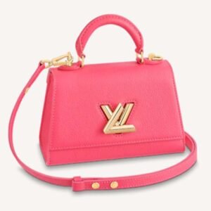 Louis Vuitton LV Women Twist One Handle BB Handbag Dragon Fruit Pink Taurillon | AlmaBagz