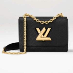 Louis Vuitton LV Women Twist PM Chain Bag Black Epi Grained Cowhide Leather | AlmaBagz