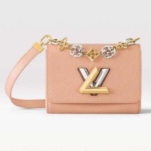 Louis Vuitton LV Women Twist PM Pink Epi Grained Leather Cowhide Lock | AlmaBagz