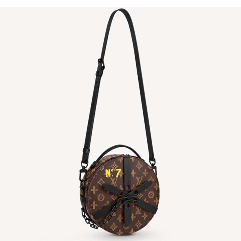 Louis Vuitton LV Unisex Wheel Box Brown Monogram Coated Canvas Cowhide Leather | AlmaBagz