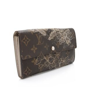 Louis Vuitton Limited Edition Monogram Canvas Dentelle Sarah Wallet (SHF-23597) | AlmaBagz