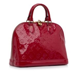 Louis Vuitton Monogram Vernis Alma PM (SHG-5OXuCp) | AlmaBagz