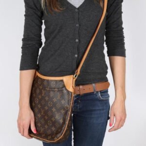 LOUIS VUITTON Monogram Canvas Odeon MM Bag | AlmaBagz