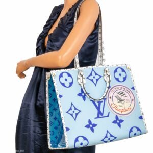 Louis Vuitton Onthego Monogram Giant Hamptons Blue - 2019 Limited | AlmaBagz