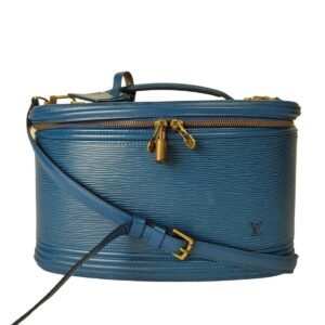 LOUIS VUITTON Beauty Case Vanity Epi light blue bag | AlmaBagz