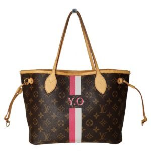 LOUIS VUITTON handbag Neverfull PM monogram with initials | AlmaBagz