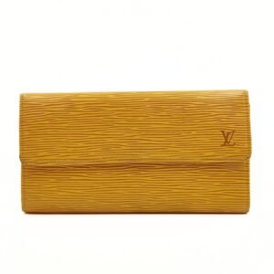 LOUIS VUITTON long wallet in yellow epi leather | AlmaBagz