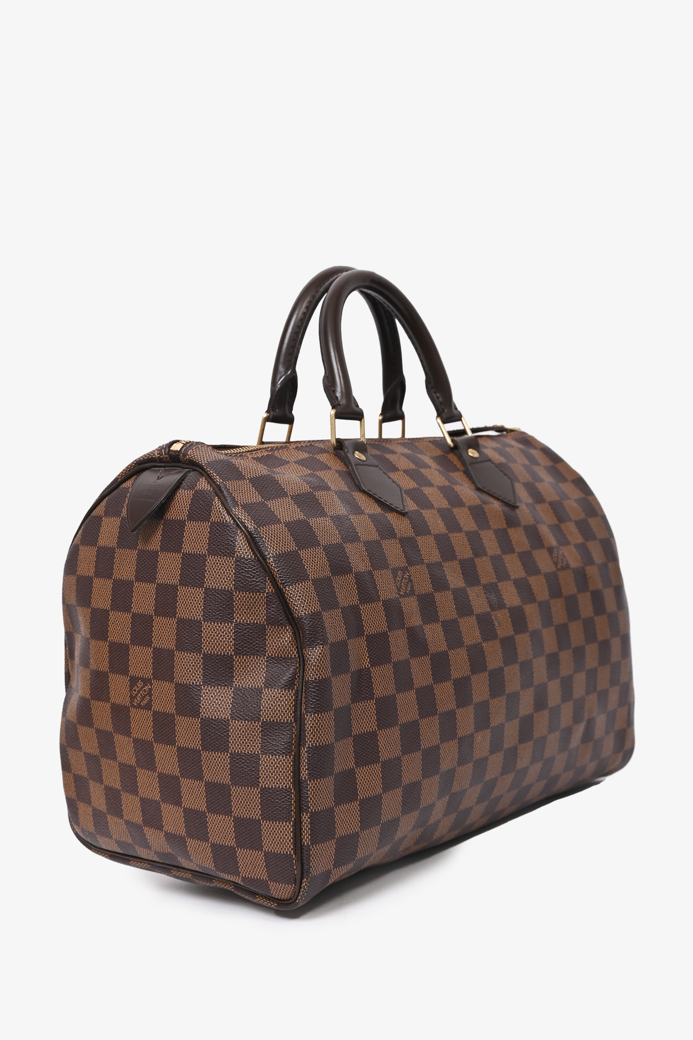 Louis Vuitton 2009 Damier Ebene Speedy 35 | AlmaBagz