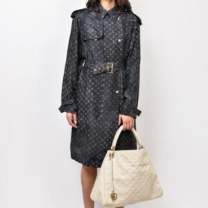 Louis Vuitton 2012 Cream Empreinte Leather Artsy MM Hobo Bag | AlmaBagz