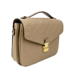 Louis Vuitton Beige Pochette Metis Bag | AlmaBagz