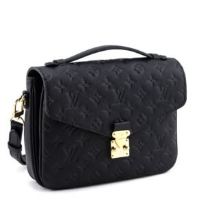 Louis Vuitton Black Empreinte Pochette Metis | AlmaBagz