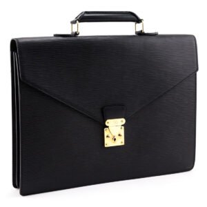 Louis Vuitton Black Epi Laguito Briefcase | AlmaBagz