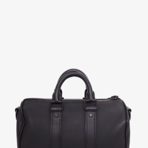 Louis Vuitton Black Grained Calfskin Aerogram Keepall X-Small Crossbody Bag | AlmaBagz