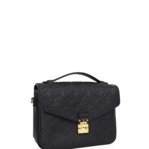 Louis Vuitton Black Pochette Metis Bag | AlmaBagz