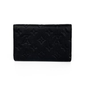 Louis Vuitton Black Sarah Wallet | AlmaBagz