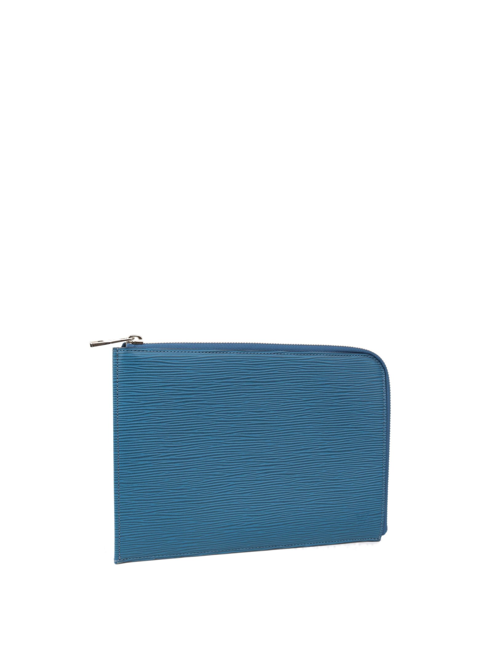 Louis Vuitton Blue Epi Leather Pouch | AlmaBagz
