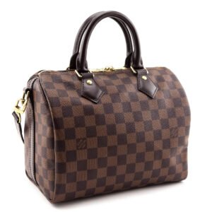 Louis Vuitton Damier Ebene Speedy Bandouliere 25 | AlmaBagz