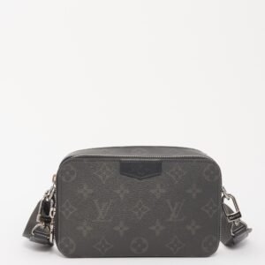 Louis Vuitton Monogram Eclipse Alpha Wearable Wallet Crossbody Bag | AlmaBagz