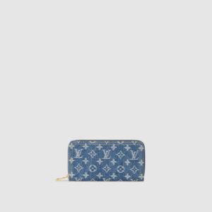 Louis Vuitton Denim Blue Zippy Wallet M82958 | AlmaBagz
