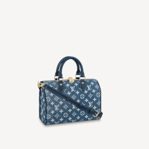 Louis Vuitton Denim Speedy Bandouliere 25 M59609 | AlmaBagz