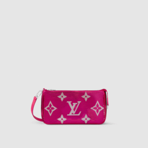 Louis Vuitton Fuchsia Pochette Accessoires LV NIGHT M23638 | AlmaBagz