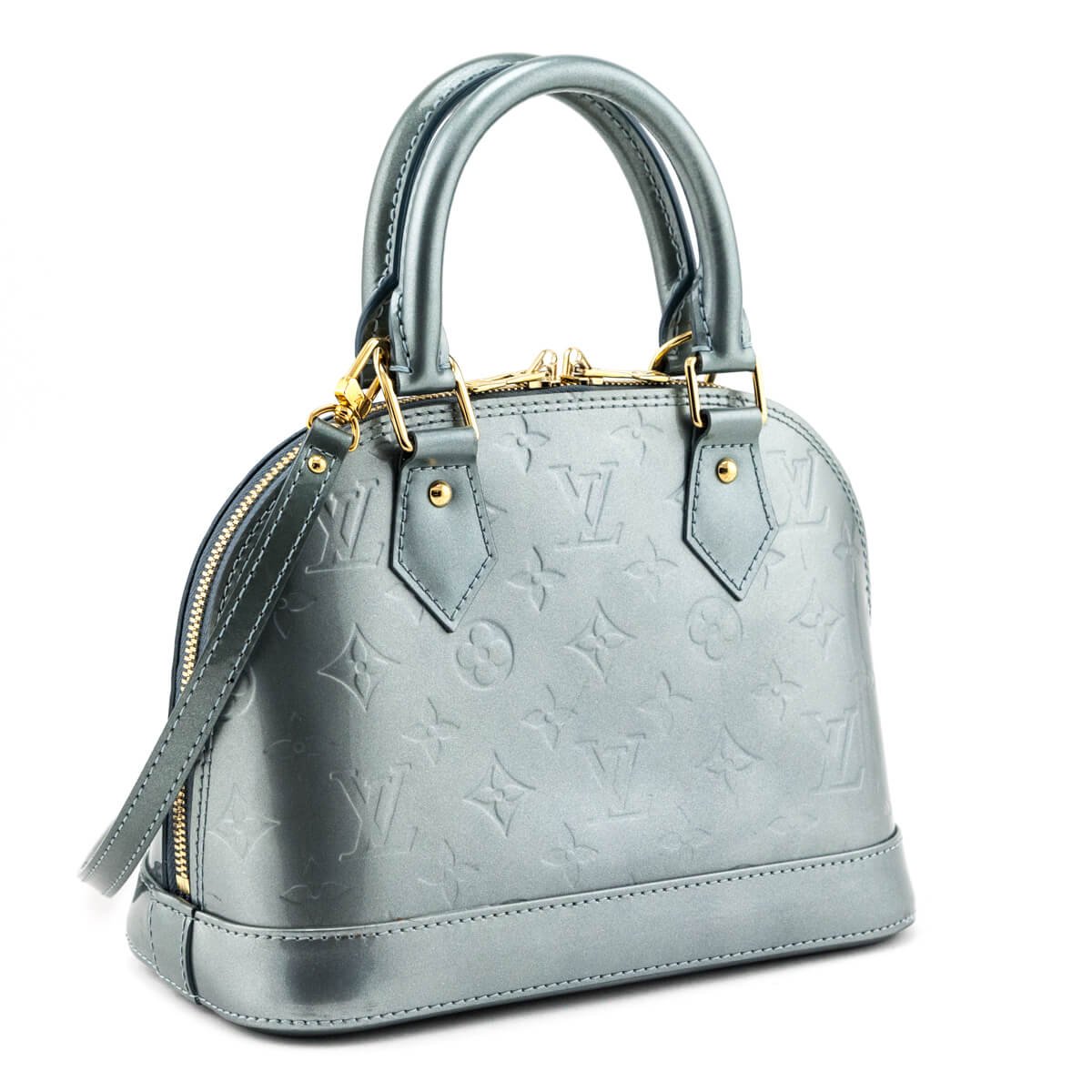 Louis Vuitton Givre Monogram Vernis Alma BB | AlmaBagz