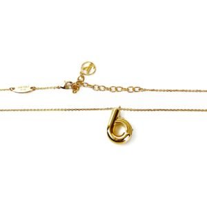 Louis Vuitton Gold LV & Me, Letter B Necklace | AlmaBagz