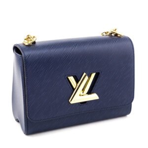 Louis Vuitton Indigo Epi Twist MM Shoulder Bag | AlmaBagz