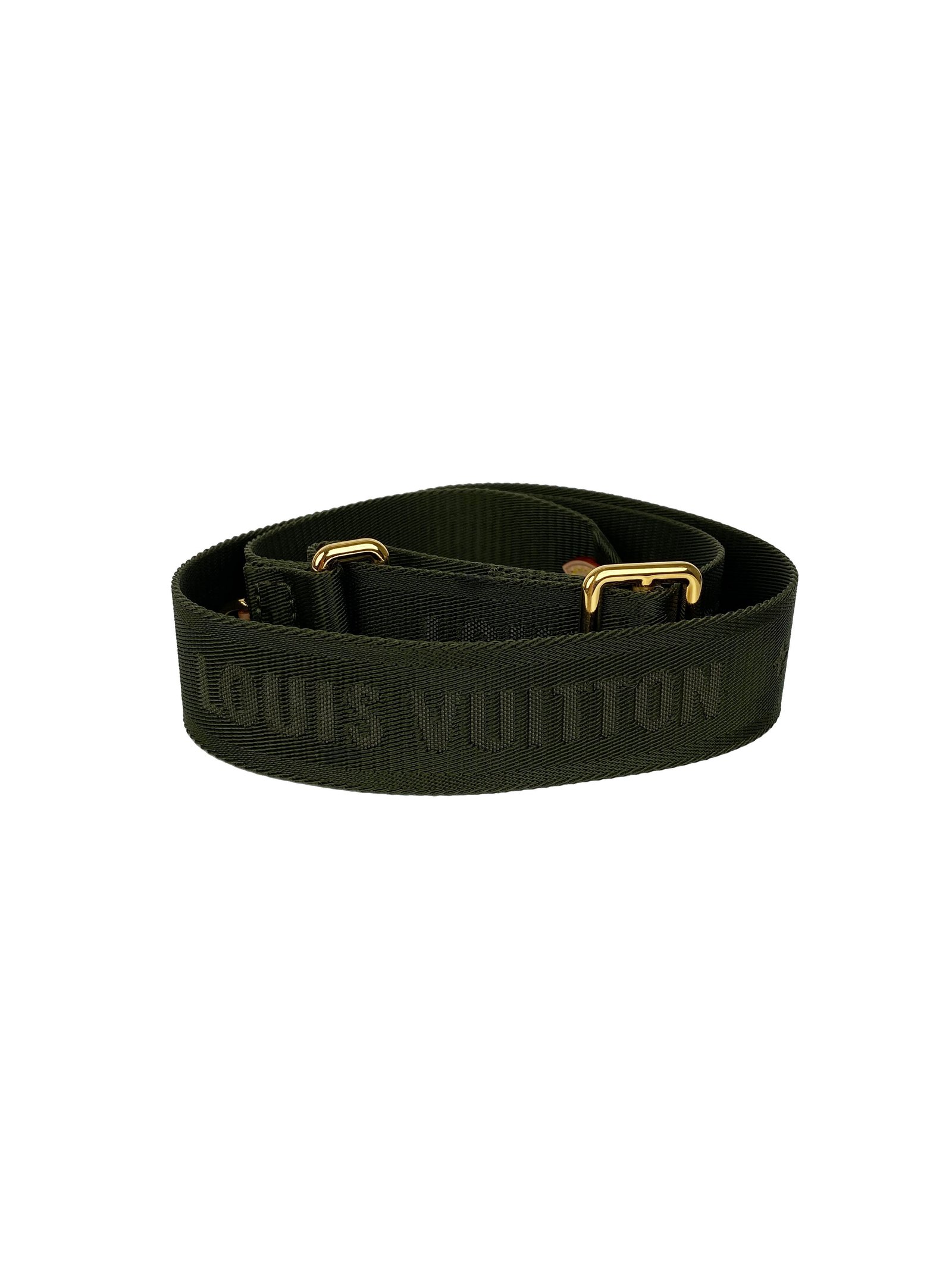 Louis Vuitton Khaki Bandouliere Jacquard Strap | AlmaBagz