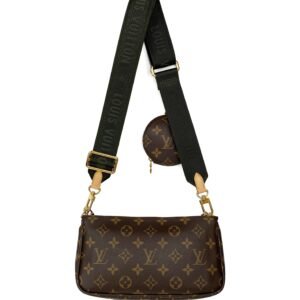 Louis Vuitton Khaki Multi Pochette Accessoires Bag | AlmaBagz