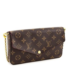 Louis Vuitton Monogram Pochette Felicie Chain Wallet | AlmaBagz