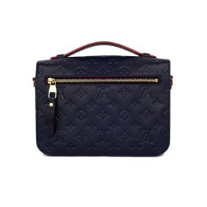 Louis Vuitton Navy Pochette Metis Bag | AlmaBagz