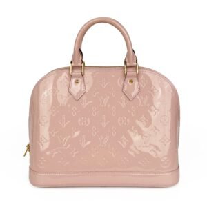 Louis Vuitton Pale Pink Vernis Alma PM Bag | AlmaBagz