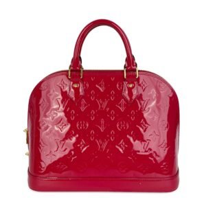 Louis Vuitton Pink Vernis Alma PM Bag | AlmaBagz