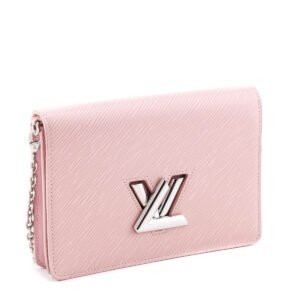 Louis Vuitton Rose Ballerine Epi Twist Belt Chain Wallet | AlmaBagz