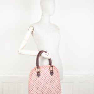 LOUIS VUITTON Alma Haut Mini Lin Sepia | AlmaBagz