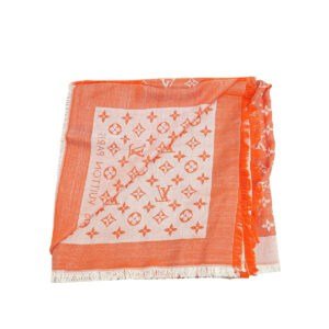 Louis Vuitton Piment Monogram Denim Shawl | AlmaBagz