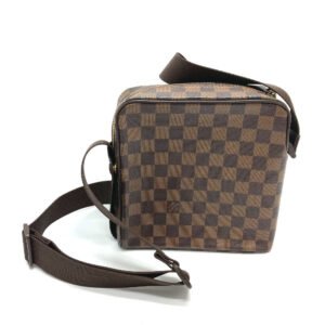 LOUIS VUITTON Shoulder Bag N41442 Damier canvas Brown Damier Olaf PM unisex(Unisex) Used | AlmaBagz