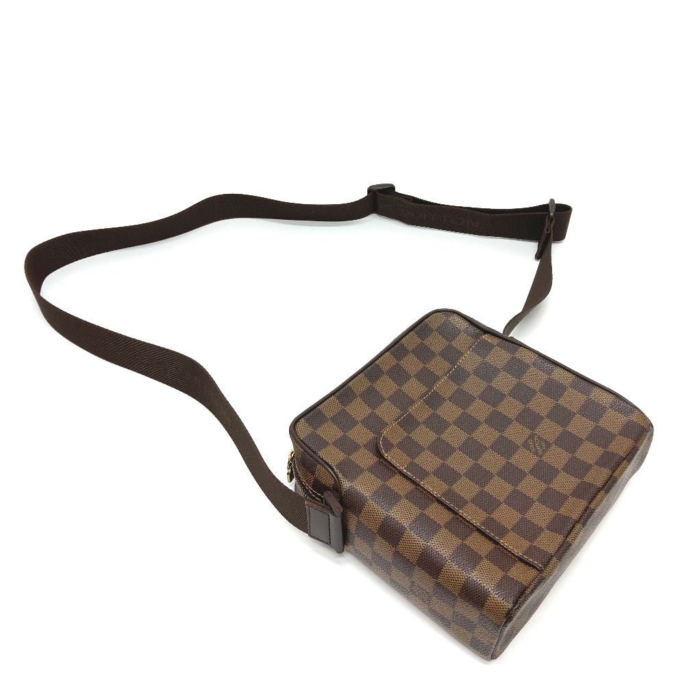 LOUIS VUITTON Shoulder Bag N41442 Damier canvas Brown Damier Olaf PM unisex(Unisex) Used | AlmaBagz - Image 2