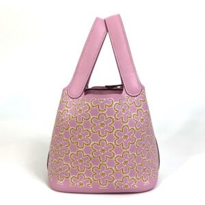 HERMES Handbag Swift pink Picotin Lock Micro Micro 14 Women Used | AlmaBagz
