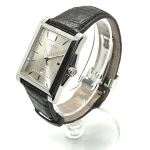 GUCCI Watches Quartz YA138407 Stainless Steel Silver Rectangle Silver dial mens Used | AlmaBagz