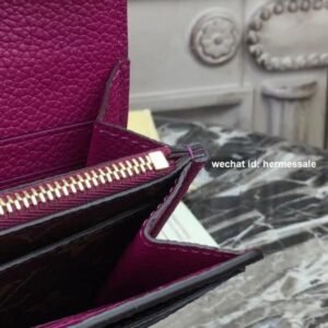Louis Vuitton Pallas Wallet Monogram Canvas Grape | AlmaBagz