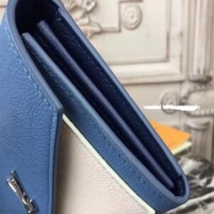 Louis Vuitton MyLockMe Wallet Bleu Jean | AlmaBagz