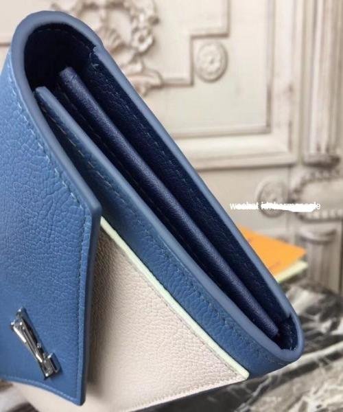Louis Vuitton MyLockMe Wallet Bleu Jean | AlmaBagz